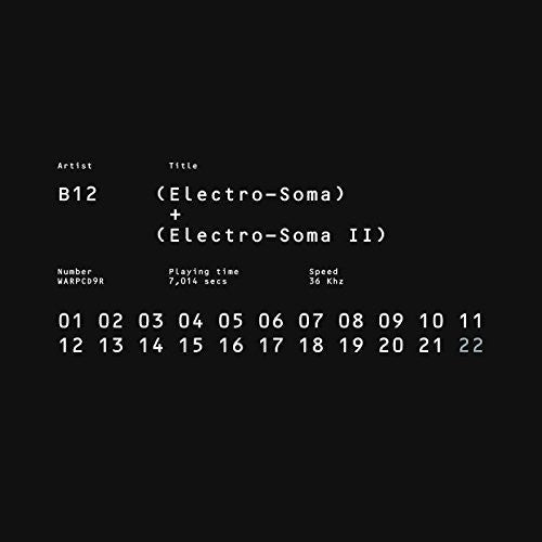 B12: Electro-soma I + Ii Anthology - COMPACT DISCS