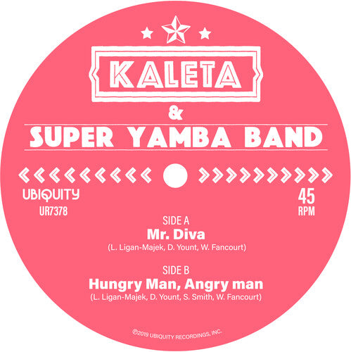Kaleta & Super Yamba Band: Mr. Diva / Hungry Man Angry Man - 7-INCH SINGLE