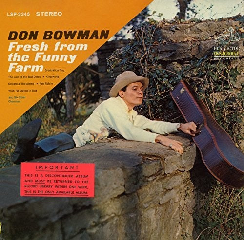 Don Bowman: Fresh From the Funny Farm - COMPACT DISCS