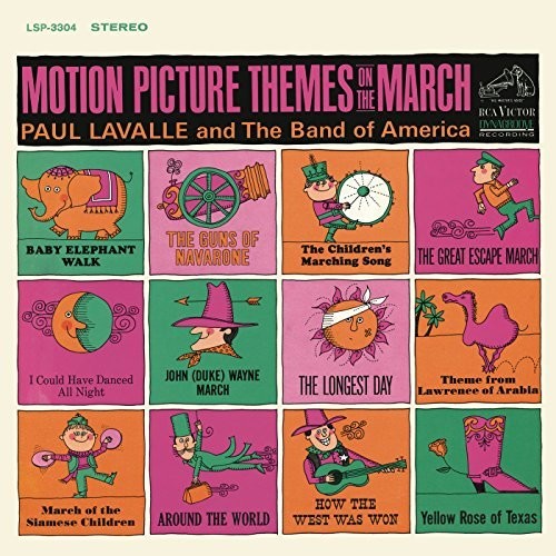 Paul Lavalle: Motion Picture Themes On the March - COMPACT DISCS