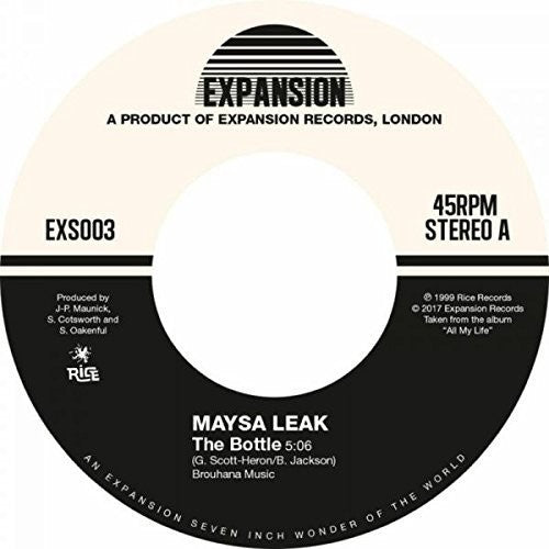 Maysaleak: Bottle / Hooked On Your Love - 7-INCH SINGLE