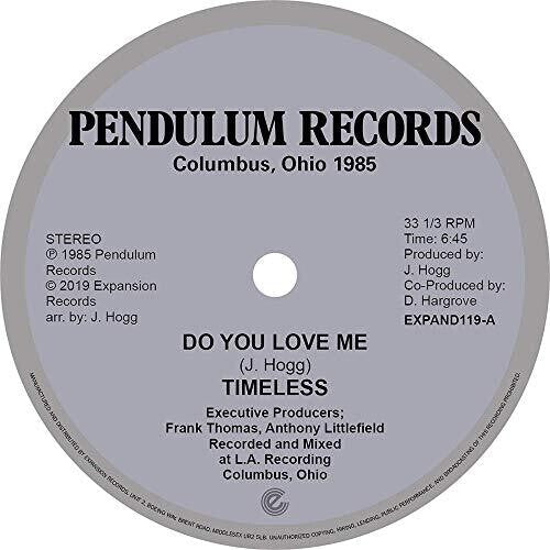 Timeless Legend: Do You Love Me / You're The One - 12-INCH SINGLE