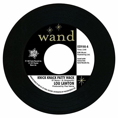 Walton, Lou / Wilson, Walter: Knick Knack Paddy Wack / Love Keeps Me Crying - VINYL LP