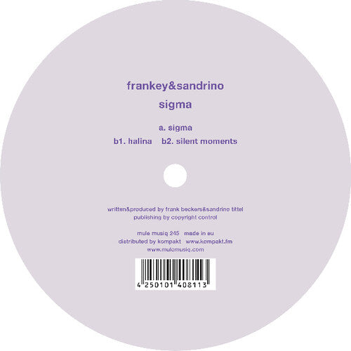 Frankey & Sandrino: Sigma - 12-INCH SINGLE