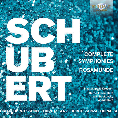 Schubert / Staatskapelle Dresden / Boskovsky: Complete Symphonies - COMPACT DISCS