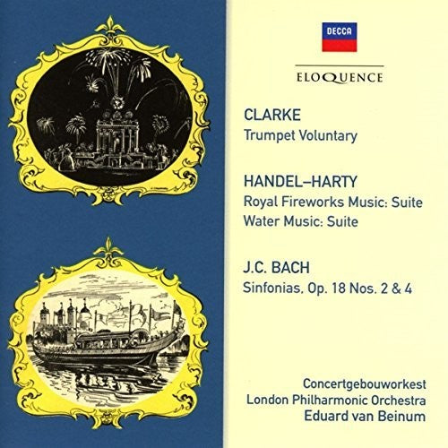 Eduard Van Beinum: Clarke / Handel / Harty / J.C. Bach: Orchestral Works - COMPACT DISCS