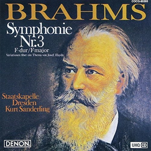 Brahms / Sanderling, Kurt: Brahms: Symphony 3 - COMPACT DISCS