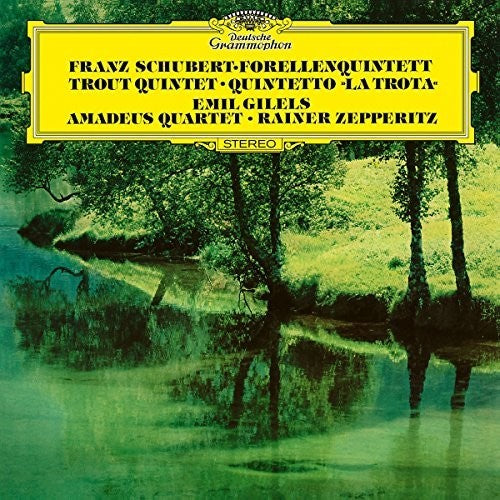 Gilels / Amadeus Quartet: Piano Quintet in a D.667: The Trout / String Quart - VINYL LP