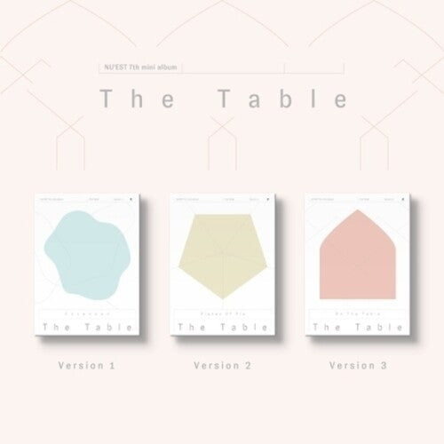 Nu'est: The Table (incl. 104pg Photobook, 2 x Photocards, Lyric Poster + ARPhotocard) - COMPACT DISCS
