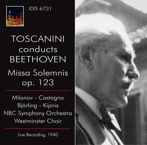 Beethoven / Milanov / Toscanini: Toscanini Conducts Beethoven / Missa Solemnis - COMPACT DISCS