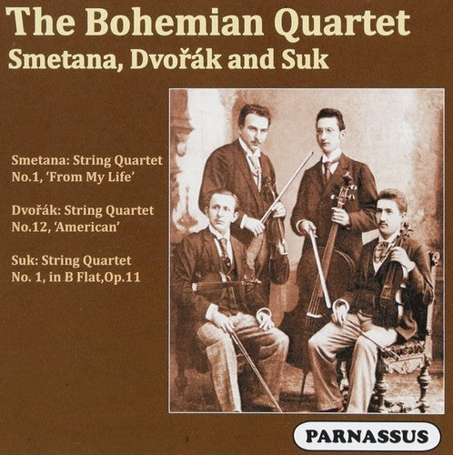 Bohemian String Quartet: The Bohemian String Quartet Plays Smetana Dvorak and Suk - COMPACT DISCS