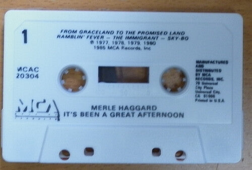 Merle Haggard: It's Been A Great Afternoon - CASSETTES