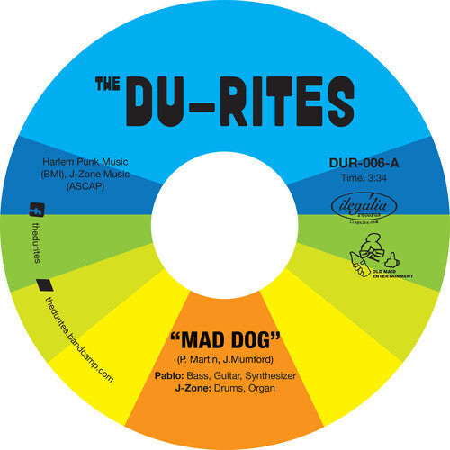 Du-Rites (J-Zone & Pablo Martin): Mad Dog / Cheap Cologne - 7-INCH SINGLE