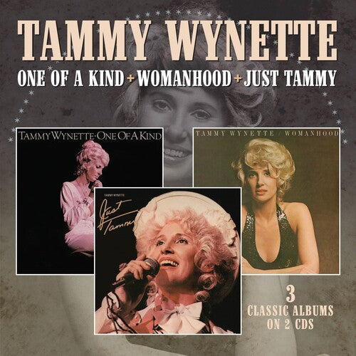 Tammy Wynette: One Of A Kind / Womanhood / Just Tammy - COMPACT DISCS