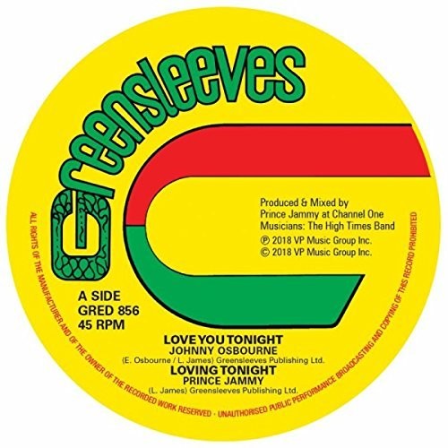 Johnny Osbourne: Love You Tonight - 12-INCH SINGLE