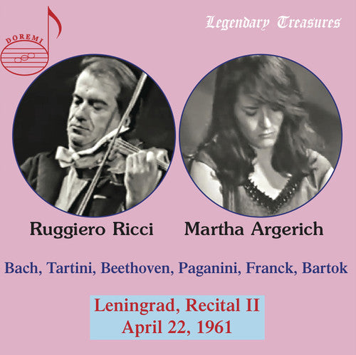 Bach, J.S. / Argerich / Ricci: Leningrand Recital 2 - COMPACT DISCS