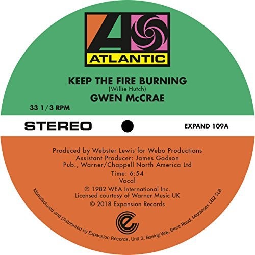 Gwen McCrae: Keep The Fire Burning / Funky Sensation - VINYL LP