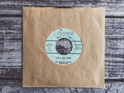 Harlem Gospel Travelers: He's On Time / Wash Me, Lord - 7-INCH SINGLE