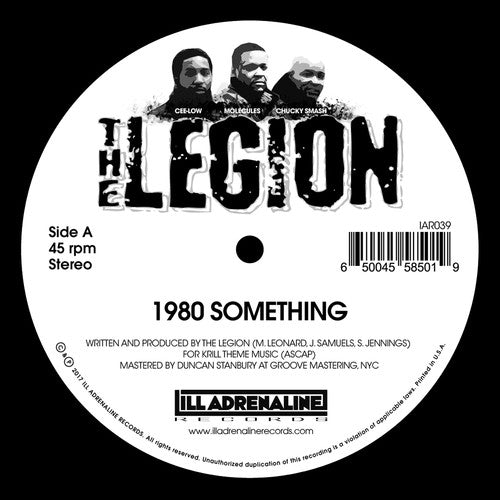 The Legion: 1980 Something / Heard We Quit - 7-INCH SINGLE