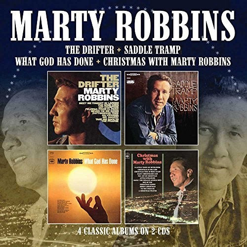 Marty Robbins: Drifter / Saddle Tramp / What God Has Done / Christmas With MartyRobbins - COMPACT DISCS