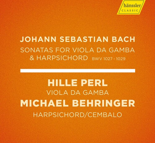 Perl  Behringer: Sonatas 1027-1029 - COMPACT DISCS