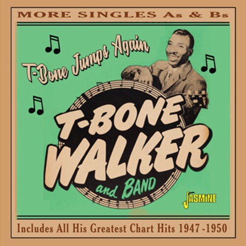 T-Bone Walker: T-Bone Jumps Again: More Singles As & Bs - Includes All His Greatest Chart Hits 1947-1950 - COMPACT DISCS