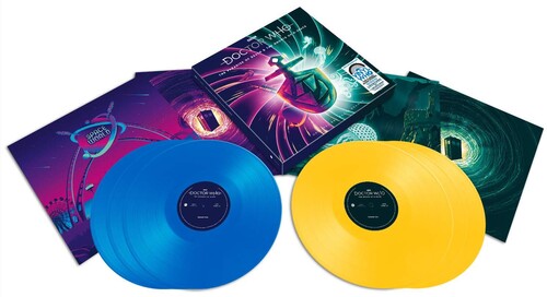 Doctor Who: Paradise Of Death & The Ghosts Of N-Space (Soundtrack) [HeavyweightBlue & Yellow Colored Vinyl] - VINYL LP