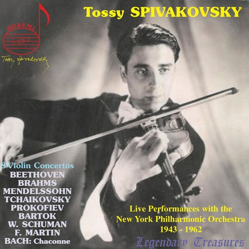 Bach, J.S. / Spivakovsky: 8 Violin Concertos - COMPACT DISCS