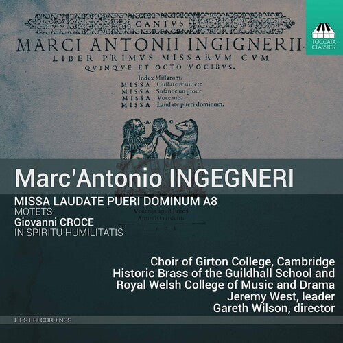 Ingegneri / Wilson: Missa Laudate Pueri Dominum - COMPACT DISCS