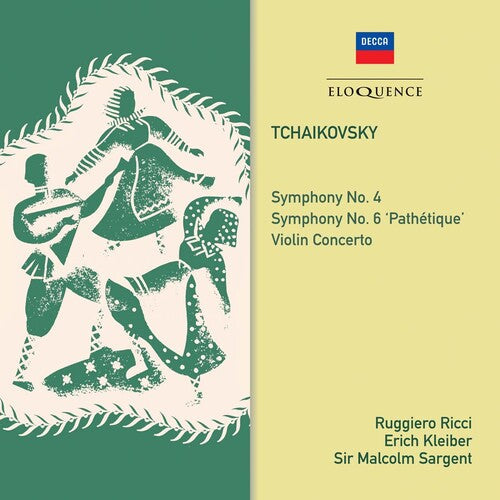 Tchaikovsky / Kleiber, Erich / Ricci, Ruggiero: Tchaikovsky: Symphonies 4 & 6 / Violin Concerto - COMPACT DISCS