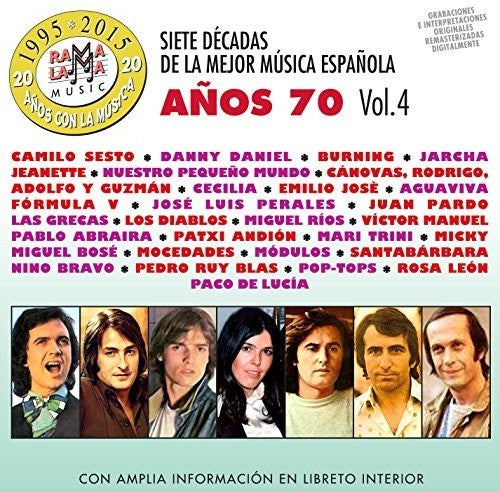 7 Decadas De La Mejor Musica Espanola Anos 70 V4: 7 Decadas De La Mejor Musica Espanola Anos 70 Vol 4 / Various - COMPACT DISCS