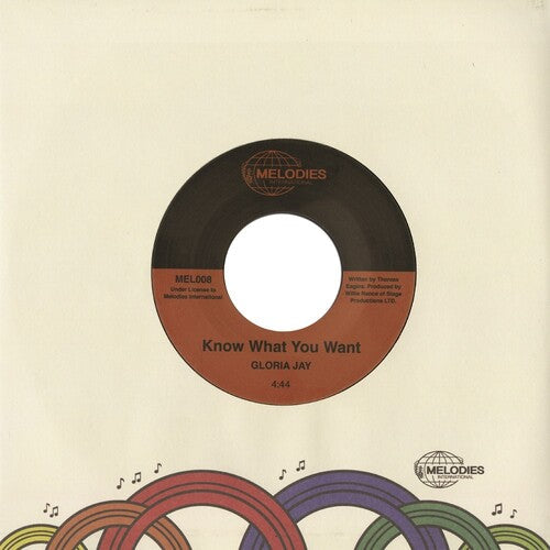 Gloria Jay: Know What You Want / I'm Gonna Make It - 7-INCH SINGLE