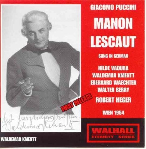 Kmentt: Manon Lescaut - COMPACT DISCS