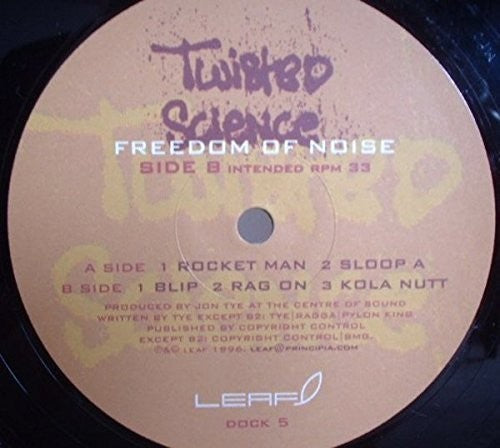 Twisted Science: Freedom of Noise - VINYL LP