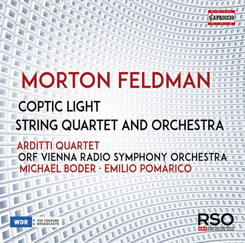Arditti Quartet  Orf Vienna Radio Symphony Orchestra  Broder  Pomarico: Coptic Light - COMPACT DISCS