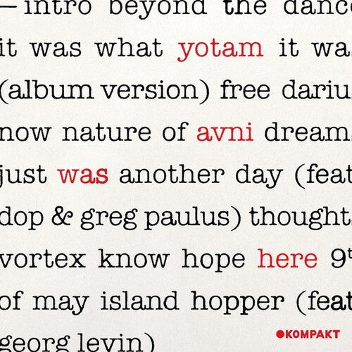 Yotam Avni: Was Here - COMPACT DISCS