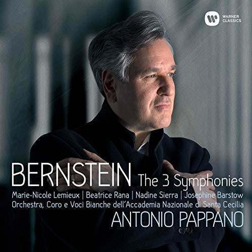 Antonio Pappano: Bernstein: Symphonies Nos. 1 - 3 Prelude Fugue & Riffs - COMPACT DISCS