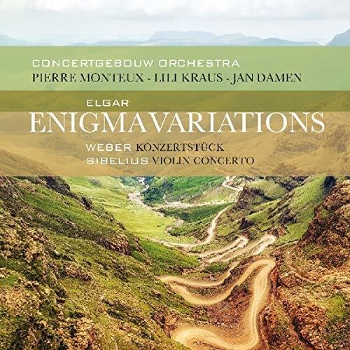 Elgar / Weber / Sibelius: Enigma Variations / Konzertstuck / Violin Concerto - COMPACT DISCS
