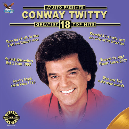 Conway Twitty: Greatest 18 Top Hits - VINYL LP