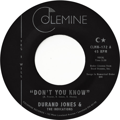 Durand Jones & The Indications: Don't You Know - 7-INCH SINGLE