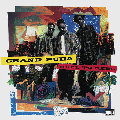 Grand Puba: Reel to Reel (LP-1 Tangerine Orange with Canary Yellow & LP-2 Blue Jay with White) - VINYL LP