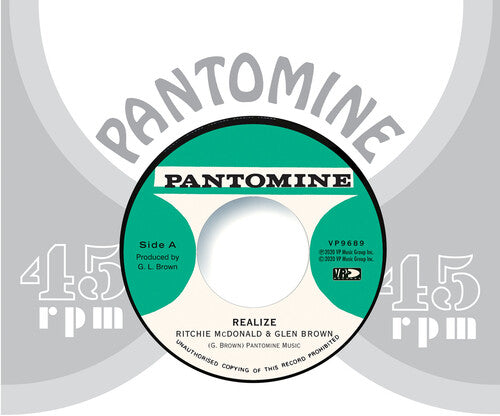 McDonald, Richard / Brown, Glen: Realize - 7-INCH SINGLE