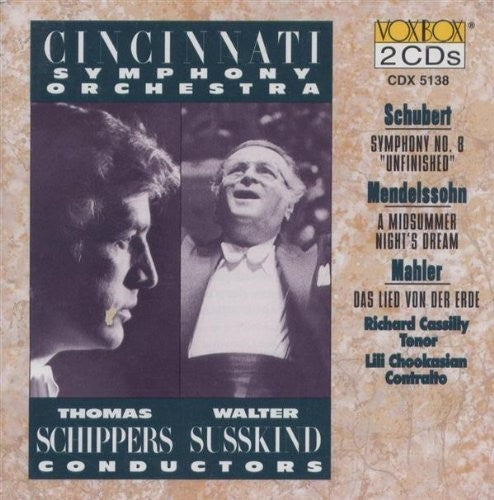 Schubert / Schubert / Mendelssohn / Mahler / Cin S: Schubert Mendelssohn Mahler - COMPACT DISCS