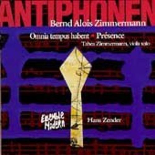 Zimmermann / Zender / Ens Modern: Antiphonen - COMPACT DISCS