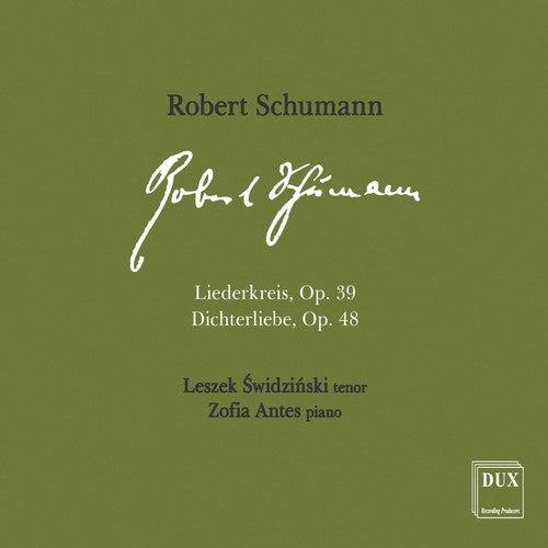 Schumann / Swidzinski / Antes: Liederkreis / Dichterliebe - COMPACT DISCS