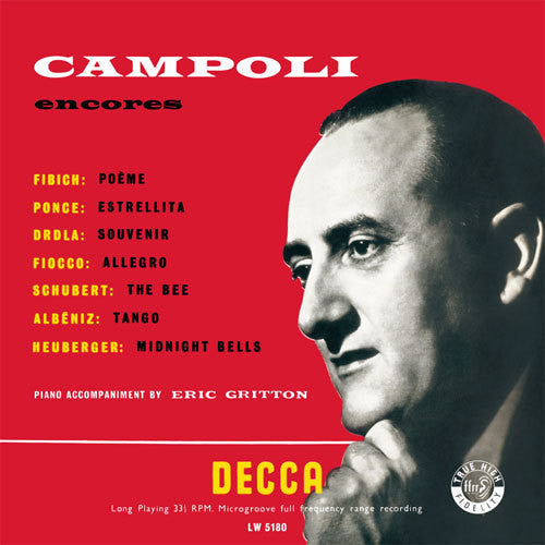 Alfredo Campoli: Encores Vol. 1 & 2 - VINYL LP