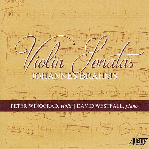 Winograd & Westfall: Violin Sonatas Johannes Brahms - COMPACT DISCS