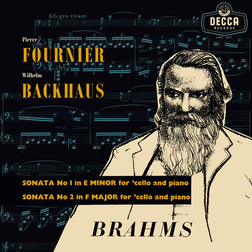 Fournier, Pierre / Backaus, Wilhelm: Brahms Sonatas For Cello & Piano - VINYL LP