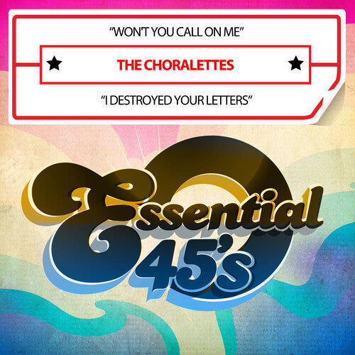 Choralettes: Won't You Call On Me / I Destroyed Your Letters (Digital 45) - COMPACT DISCS