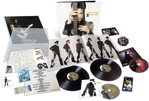 Prince: Welcome 2 America (Deluxe - 2 LP / 1 CD / 1 Blu-Ray) - VINYL LP